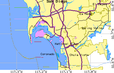 11K GIF map of San Diego